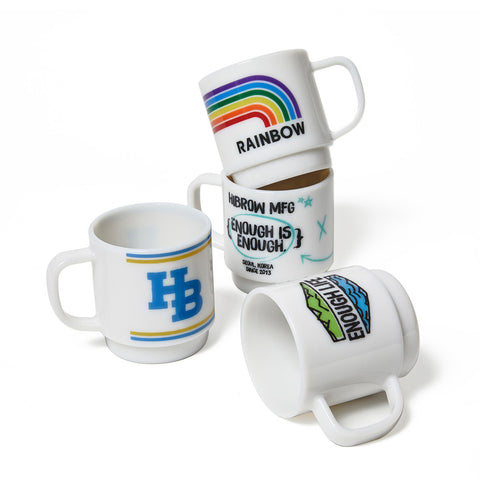 Hibrow Co. : Milk Mug : Rainbow